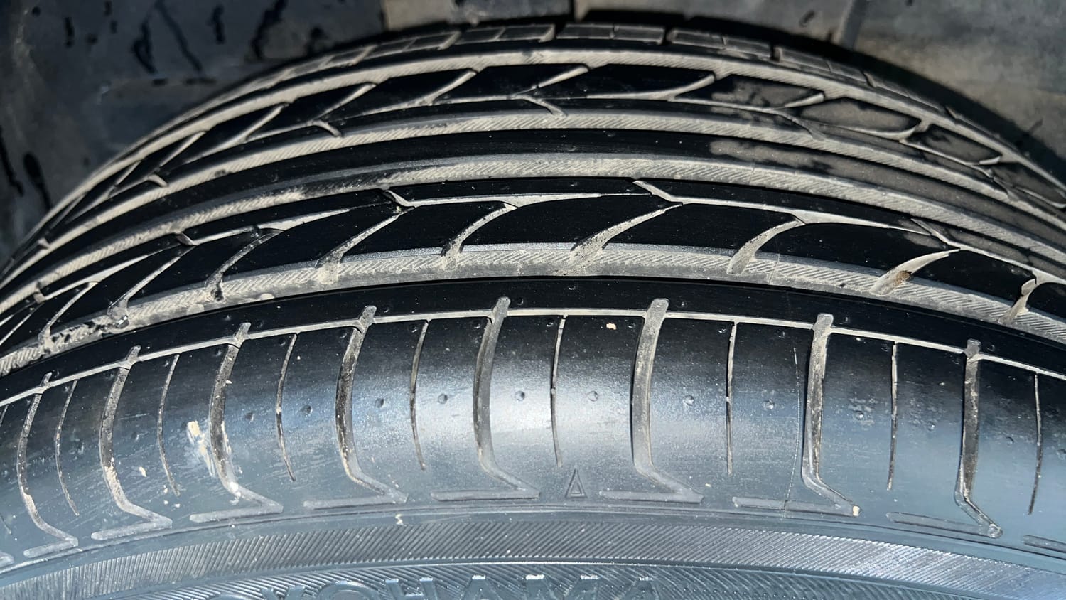 Used 2022 Tata Punch Creative Dual Tone Petrol Manual tyres RIGHT REAR TYRE TREAD VIEW