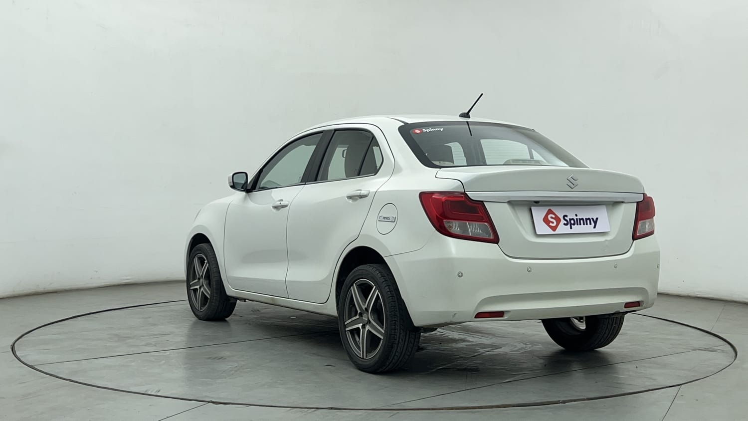 Used 2019 Maruti Suzuki Dzire ZXi Plus AMT Petrol Automatic exterior LEFT REAR CORNER VIEW