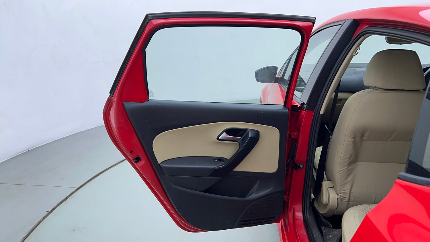 Used 2016 Volkswagen Polo Highline1.2L (P) Petrol Manual interior LEFT REAR DOOR OPEN VIEW