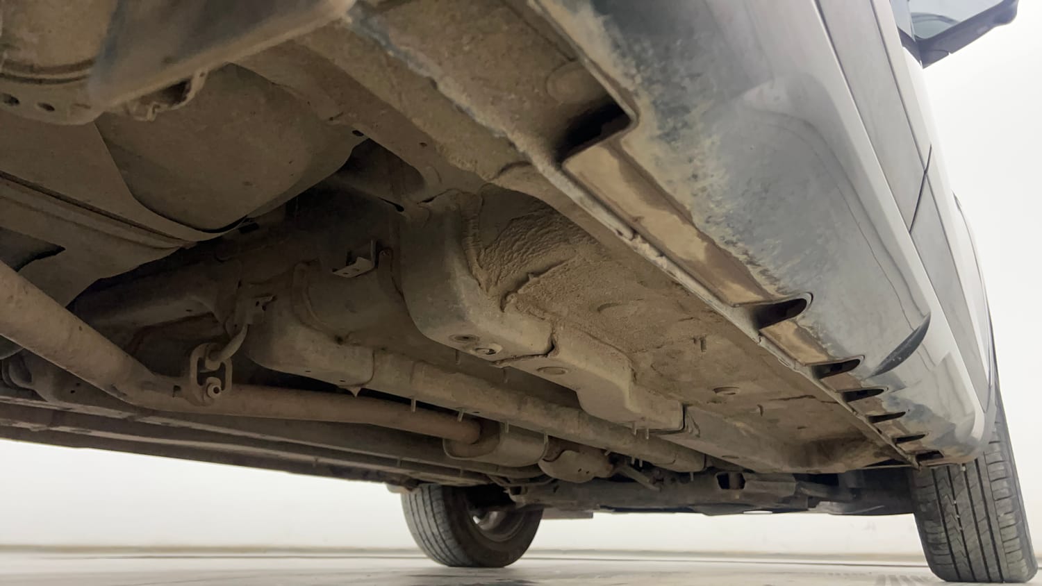 Used 2025 Hyundai Creta 1.5 MPi Petrol IVT SX(O) Knight Edition Petrol Automatic extra REAR RIGHT UNDERBODY VIEW