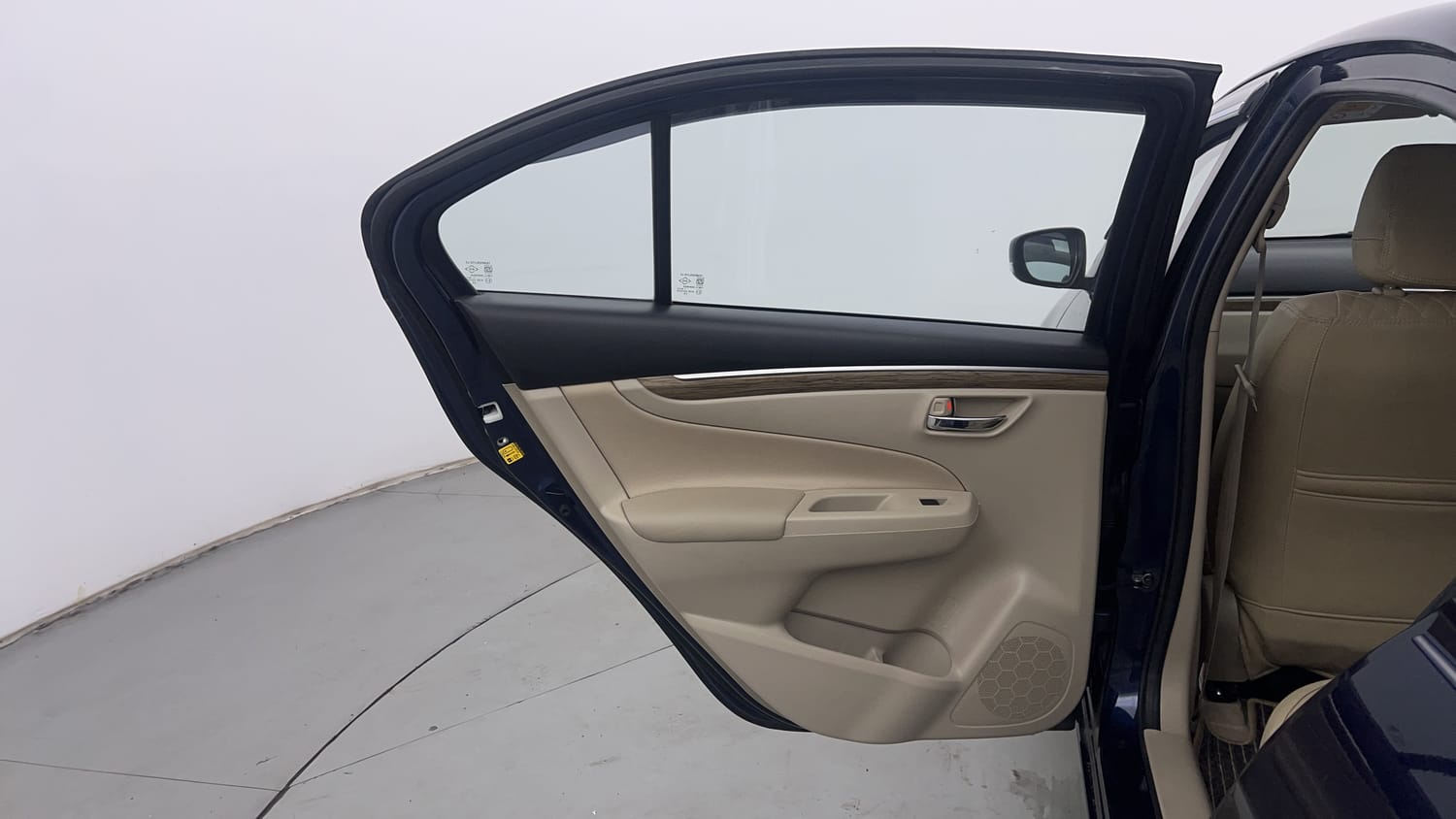 Used 2024 Maruti Suzuki Ciaz Zeta 1.5 AT Petrol Automatic interior LEFT REAR DOOR OPEN VIEW