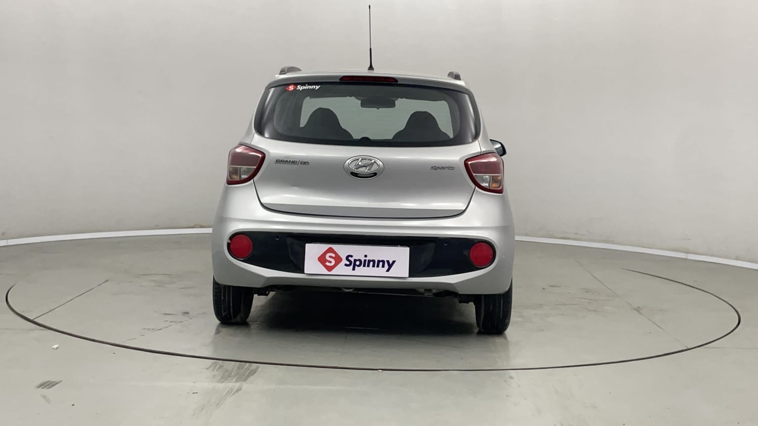 Used 2018 Hyundai Grand i10 Sportz 1.2 Kappa VTVT Petrol Manual exterior BACK VIEW