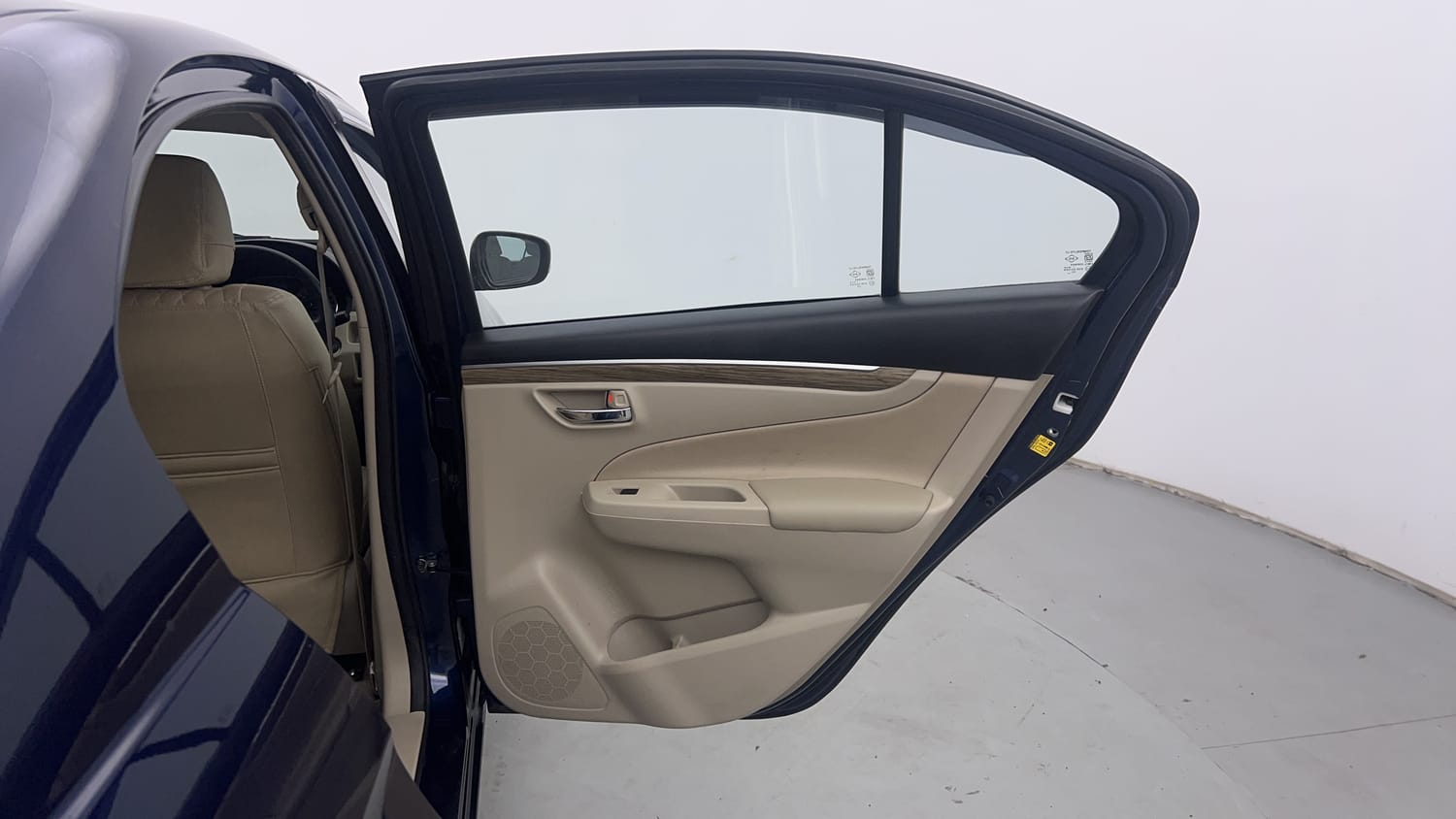 Used 2024 Maruti Suzuki Ciaz Zeta 1.5 AT Petrol Automatic interior RIGHT REAR DOOR OPEN VIEW