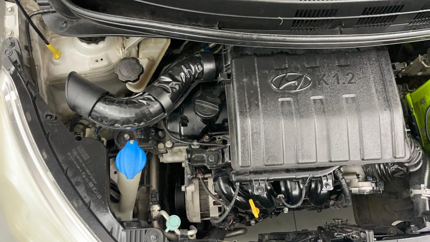 Used 2018 Hyundai Grand i10 Sportz 1.2 Kappa VTVT Petrol Manual engine ENGINE RIGHT SIDE VIEW