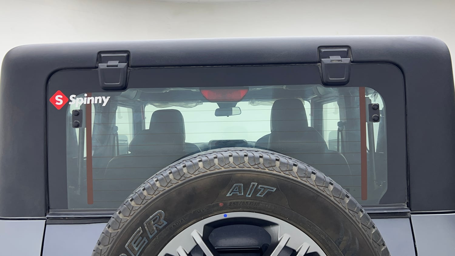 Used 2022 mahindra Thar LX Hard Top Petrol AT 4WD Petrol Automatic exterior BACK WINDSHIELD VIEW