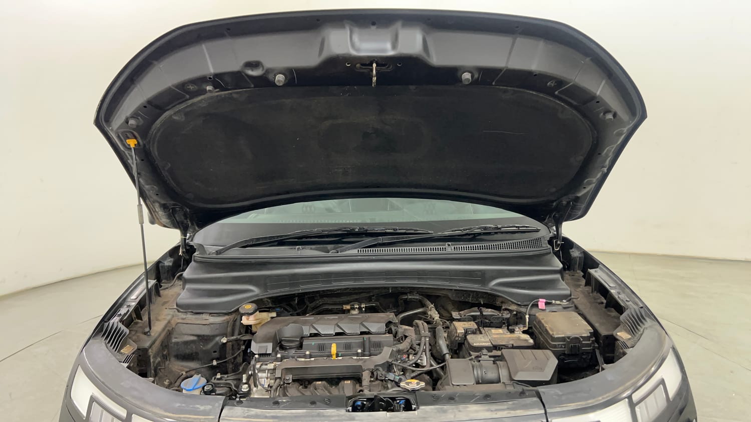 Used 2025 Hyundai Creta 1.5 MPi Petrol IVT SX(O) Knight Edition Petrol Automatic engine ENGINE & BONNET OPEN FRONT VIEW