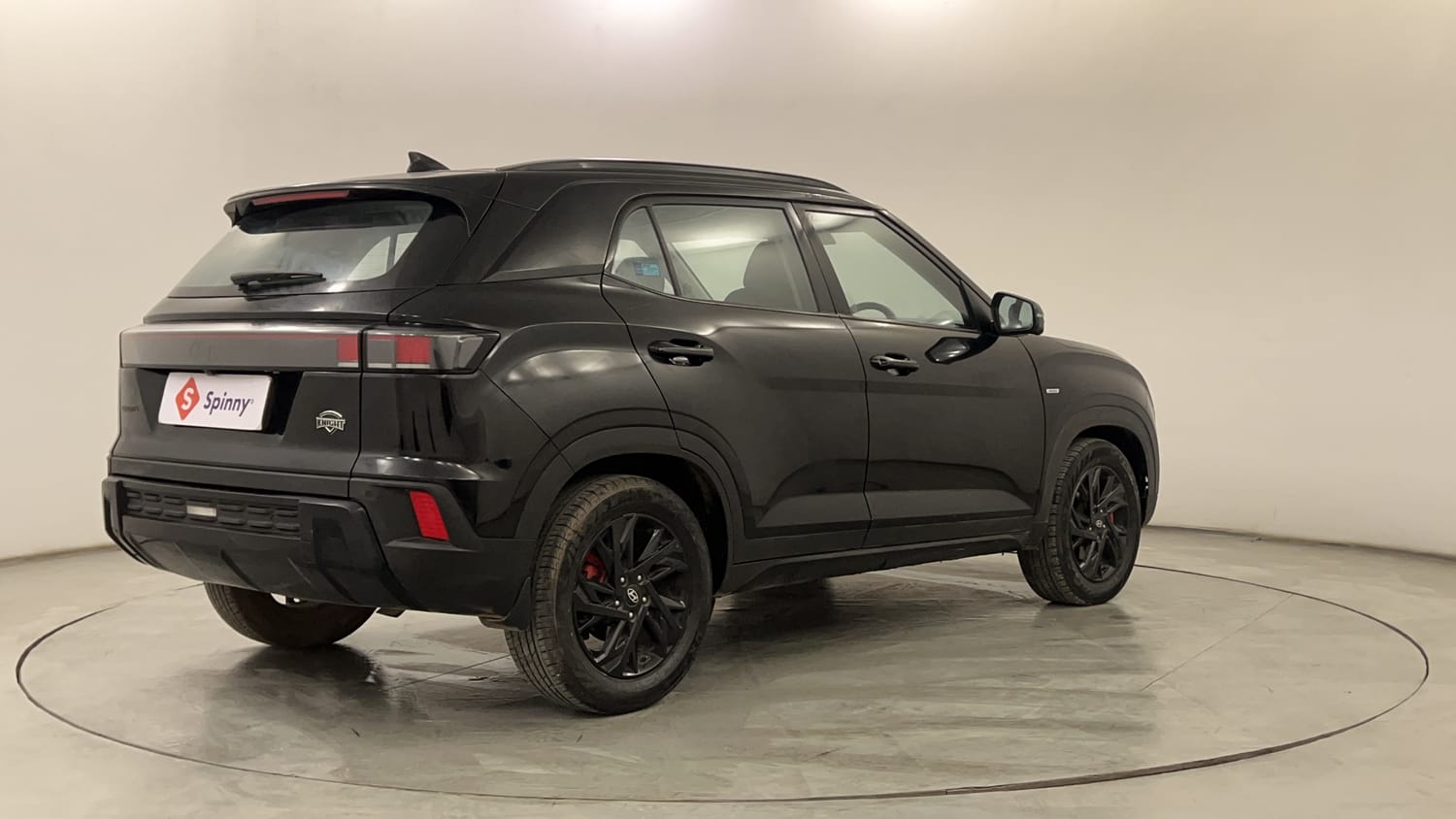 Used 2025 Hyundai Creta 1.5 MPi Petrol IVT SX(O) Knight Edition Petrol Automatic exterior RIGHT REAR CORNER VIEW
