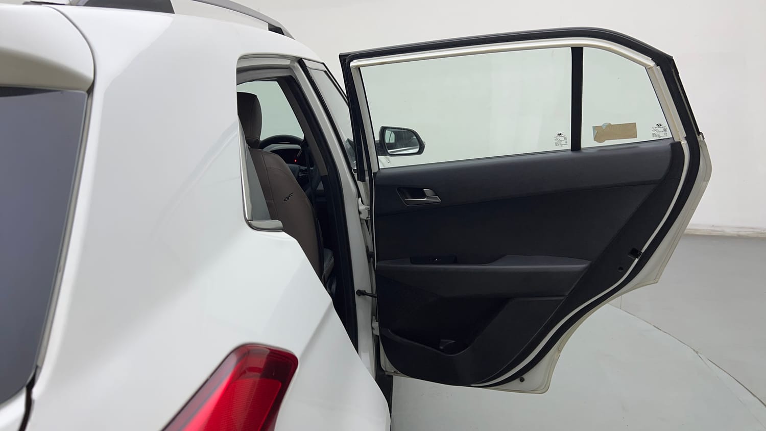 Used 2017 Hyundai Creta 1.6 SX Plus AT Petrol Petrol Automatic interior RIGHT REAR DOOR OPEN VIEW