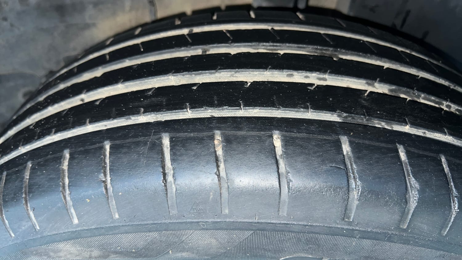 Used 2022 Tata Punch Creative Dual Tone Petrol Manual tyres LEFT REAR TYRE TREAD VIEW