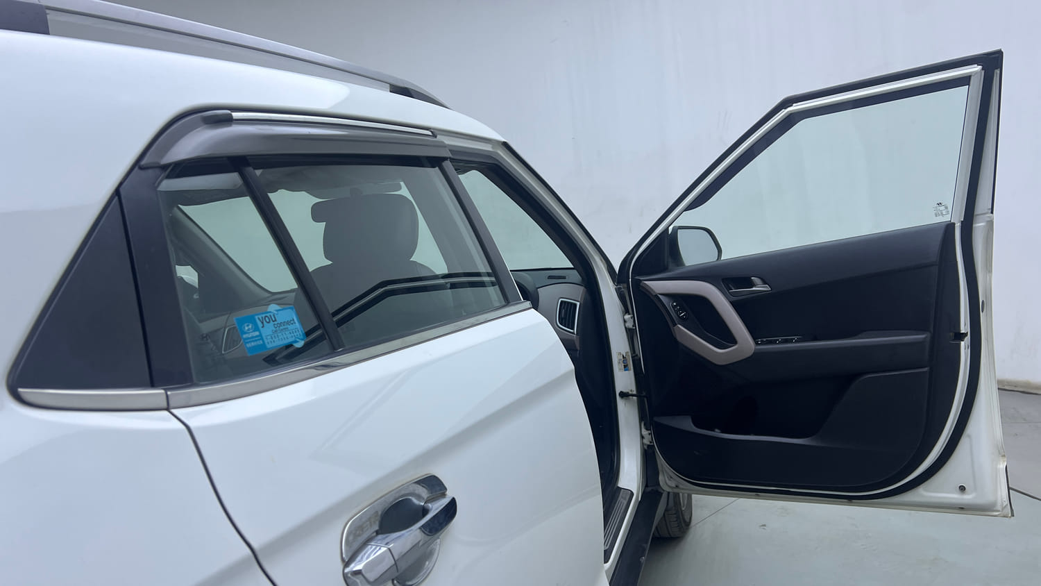 Used 2018 Hyundai Creta SX Plus 1.6 AT CRDI Diesel Automatic interior RIGHT FRONT DOOR OPEN VIEW