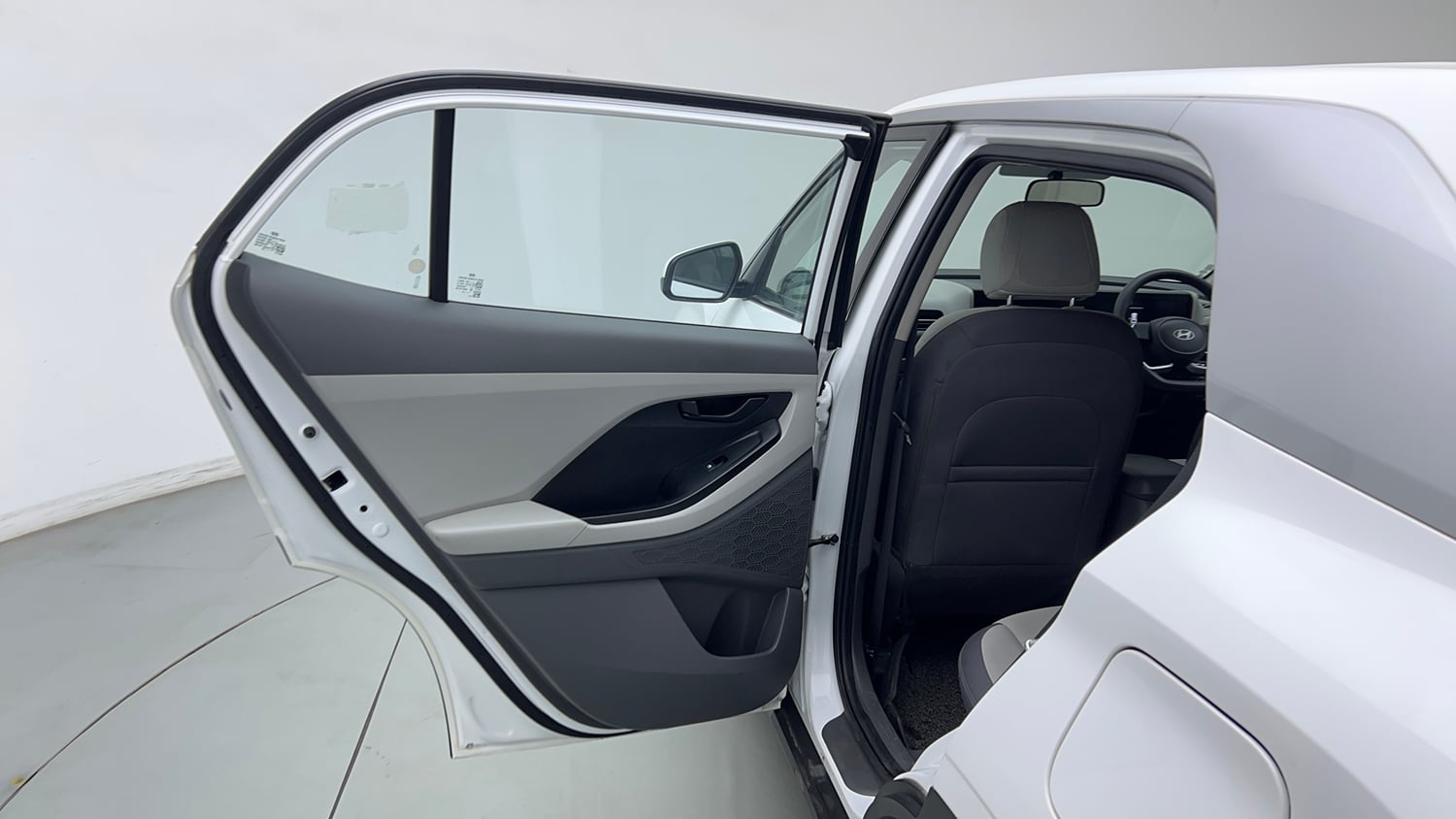 Used 2024 Hyundai Creta 1.5 MPi Petrol MT E Petrol Manual interior LEFT REAR DOOR OPEN VIEW