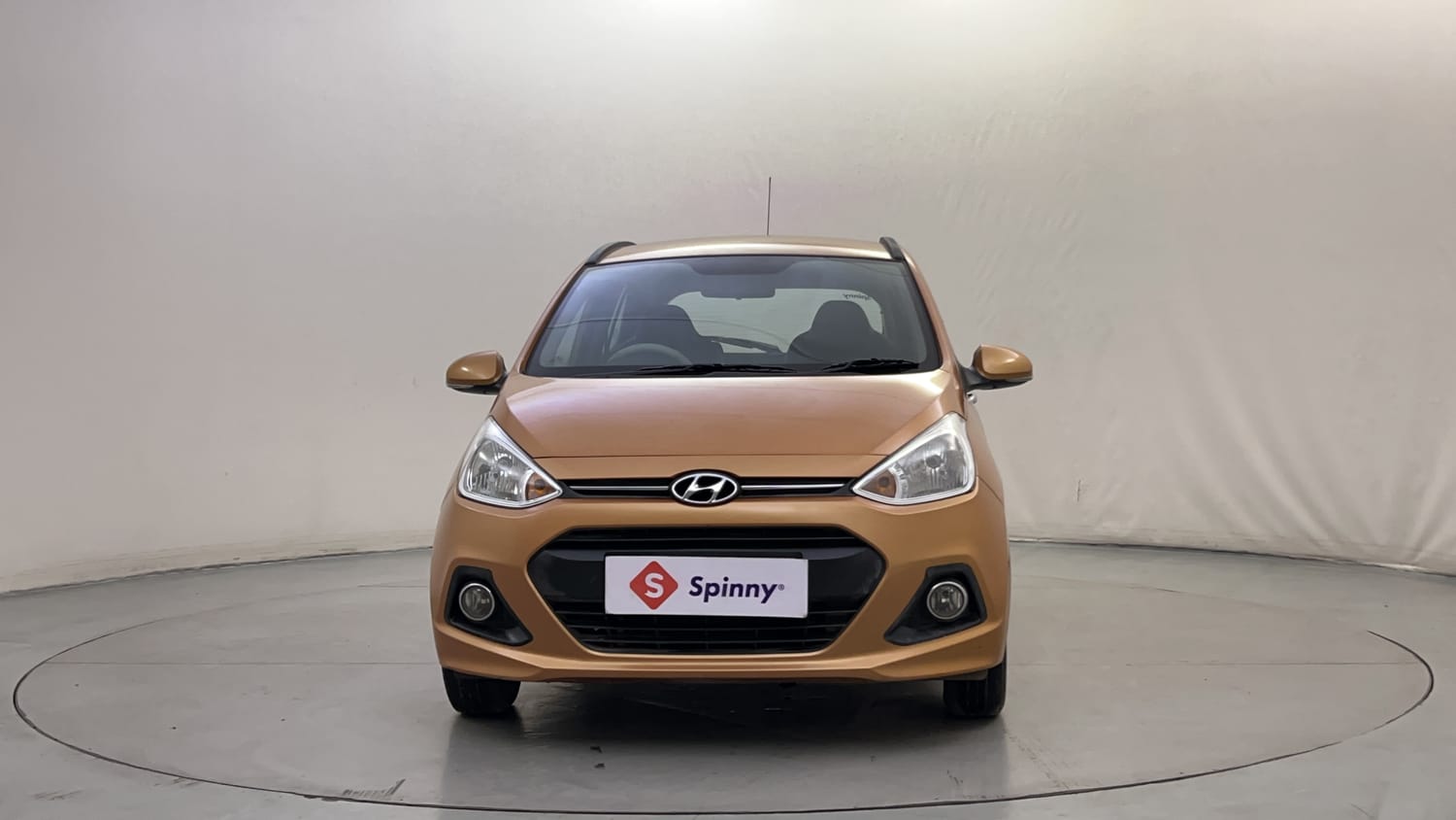Used 2015 Hyundai Grand i10 Asta AT 1.2 Kappa VTVT Petrol Automatic exterior FRONT VIEW