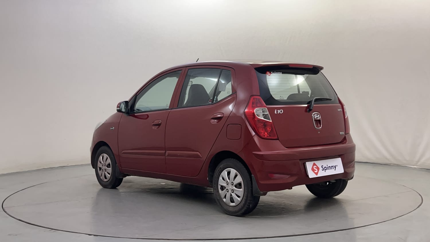 Used 2013 Hyundai i10 Sportz 1.2 Kappa2 Petrol Manual exterior LEFT REAR CORNER VIEW