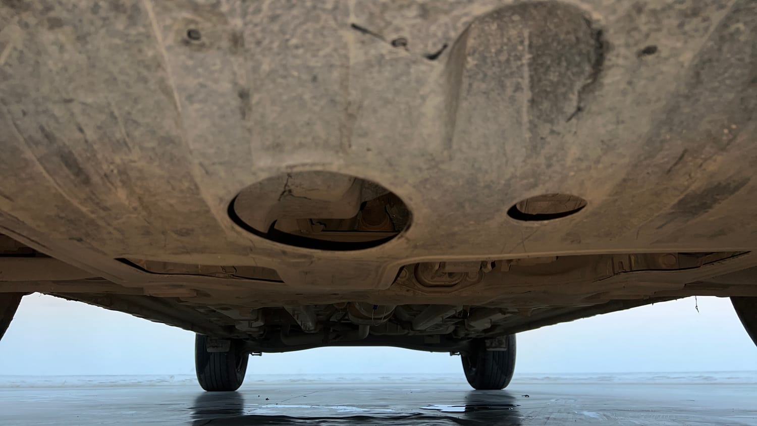 Used 2024 Hyundai Creta 1.5 MPi Petrol MT E Petrol Manual extra FRONT LEFT UNDERBODY VIEW