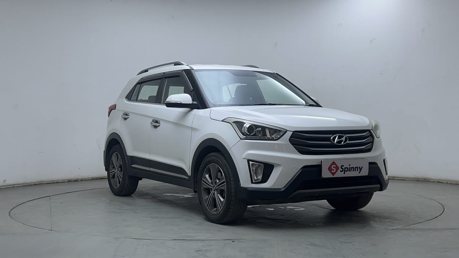 Used 2018 Hyundai Creta SX Plus 1.6 AT CRDI Diesel Automatic exterior RIGHT FRONT CORNER VIEW
