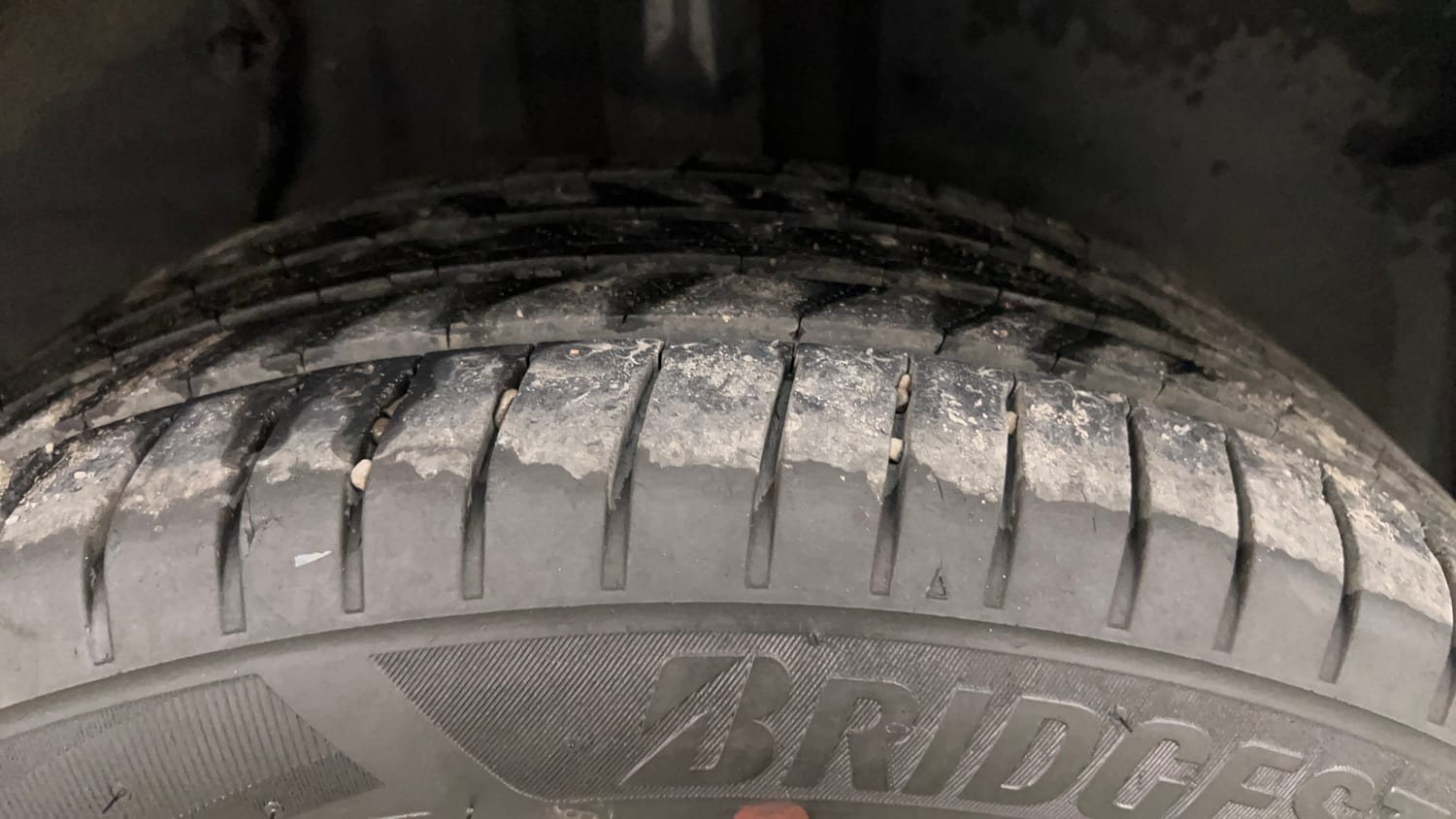 Used 2023 Tata Altroz XZ Petrol Petrol Manual tyres LEFT REAR TYRE TREAD VIEW