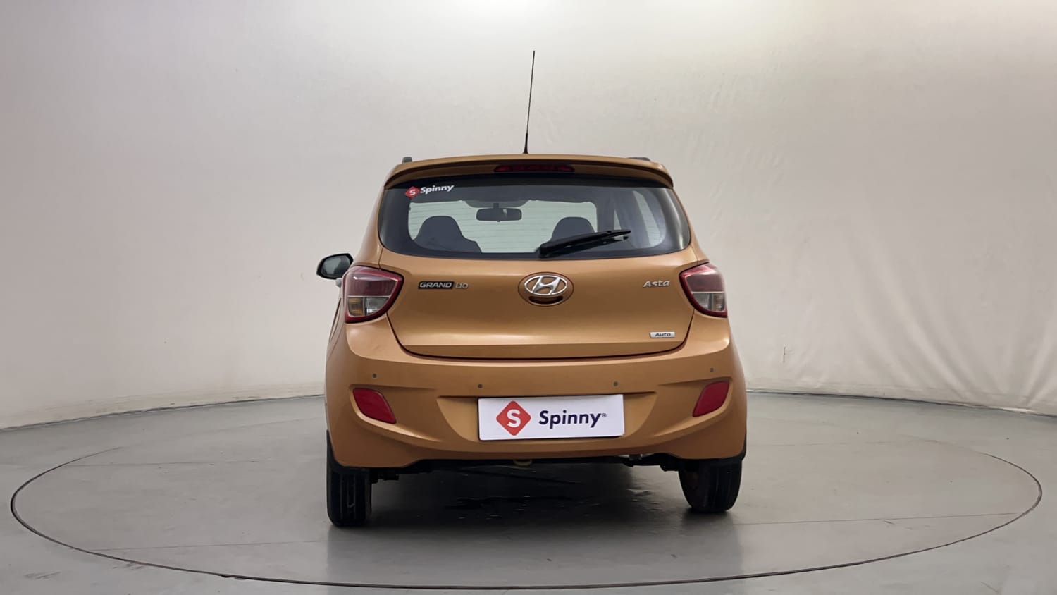Used 2015 Hyundai Grand i10 Asta AT 1.2 Kappa VTVT Petrol Automatic exterior BACK VIEW