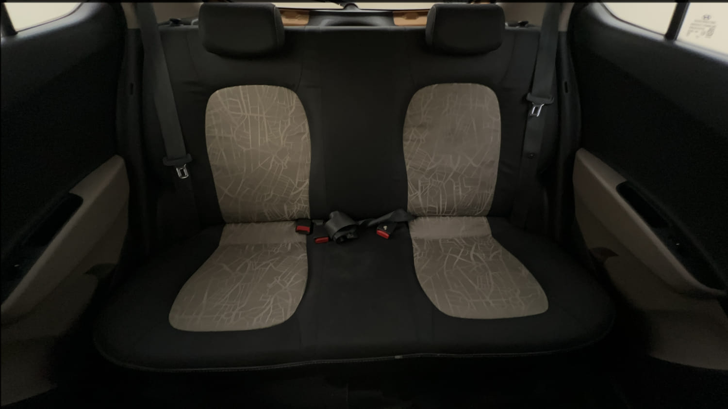 Used 2015 Hyundai Grand i10 Asta AT 1.2 Kappa VTVT Petrol Automatic interior REAR SEAT CONDITION VIEW
