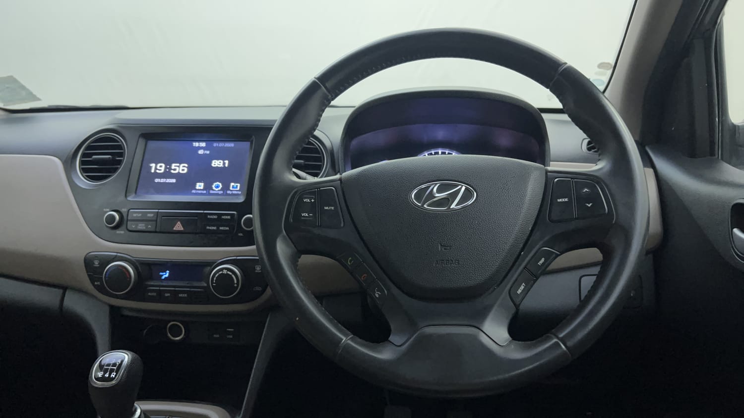 Used 2017 Hyundai Grand i10 Asta 1.2 Kappa VTVT Petrol Manual interior STEERING VIEW