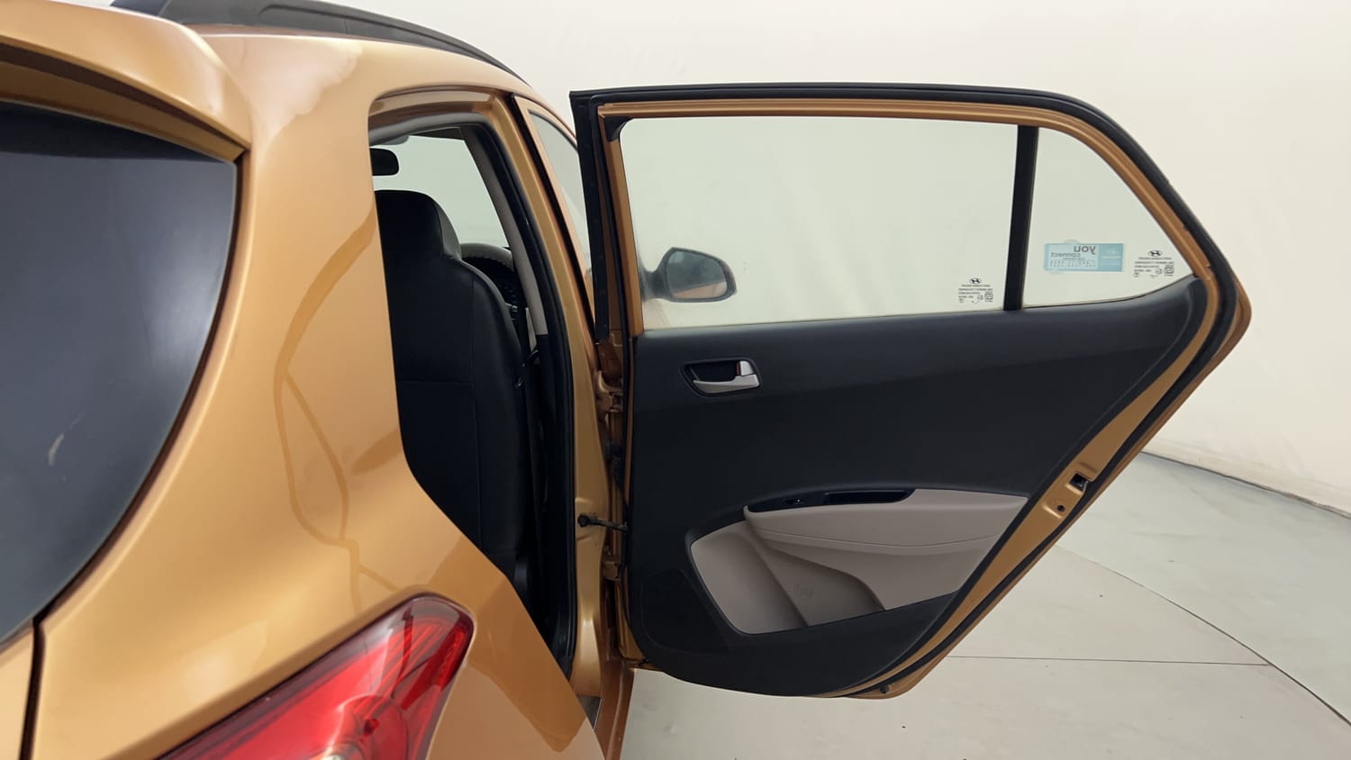 Used 2015 Hyundai Grand i10 Asta AT 1.2 Kappa VTVT Petrol Automatic interior RIGHT REAR DOOR OPEN VIEW