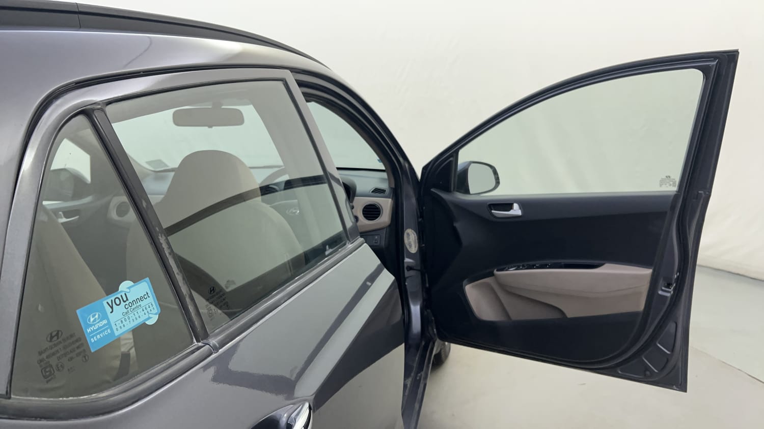 Used 2017 Hyundai Grand i10 Asta 1.2 Kappa VTVT Petrol Manual interior RIGHT FRONT DOOR OPEN VIEW