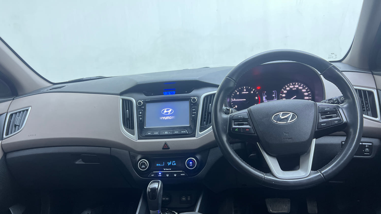 Used 2018 Hyundai Creta SX Plus 1.6 AT CRDI Diesel Automatic interior DASHBOARD VIEW