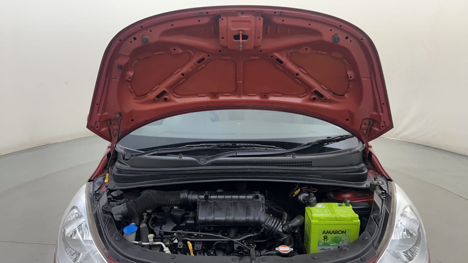 Used 2013 Hyundai i10 Sportz 1.2 Kappa2 Petrol Manual engine ENGINE & BONNET OPEN FRONT VIEW