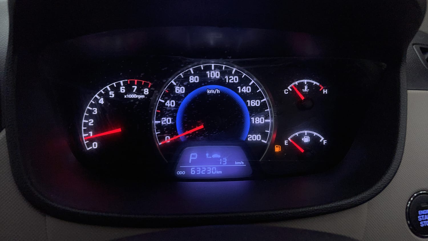 Used 2015 Hyundai Grand i10 Asta AT 1.2 Kappa VTVT Petrol Automatic interior CLUSTERMETER VIEW