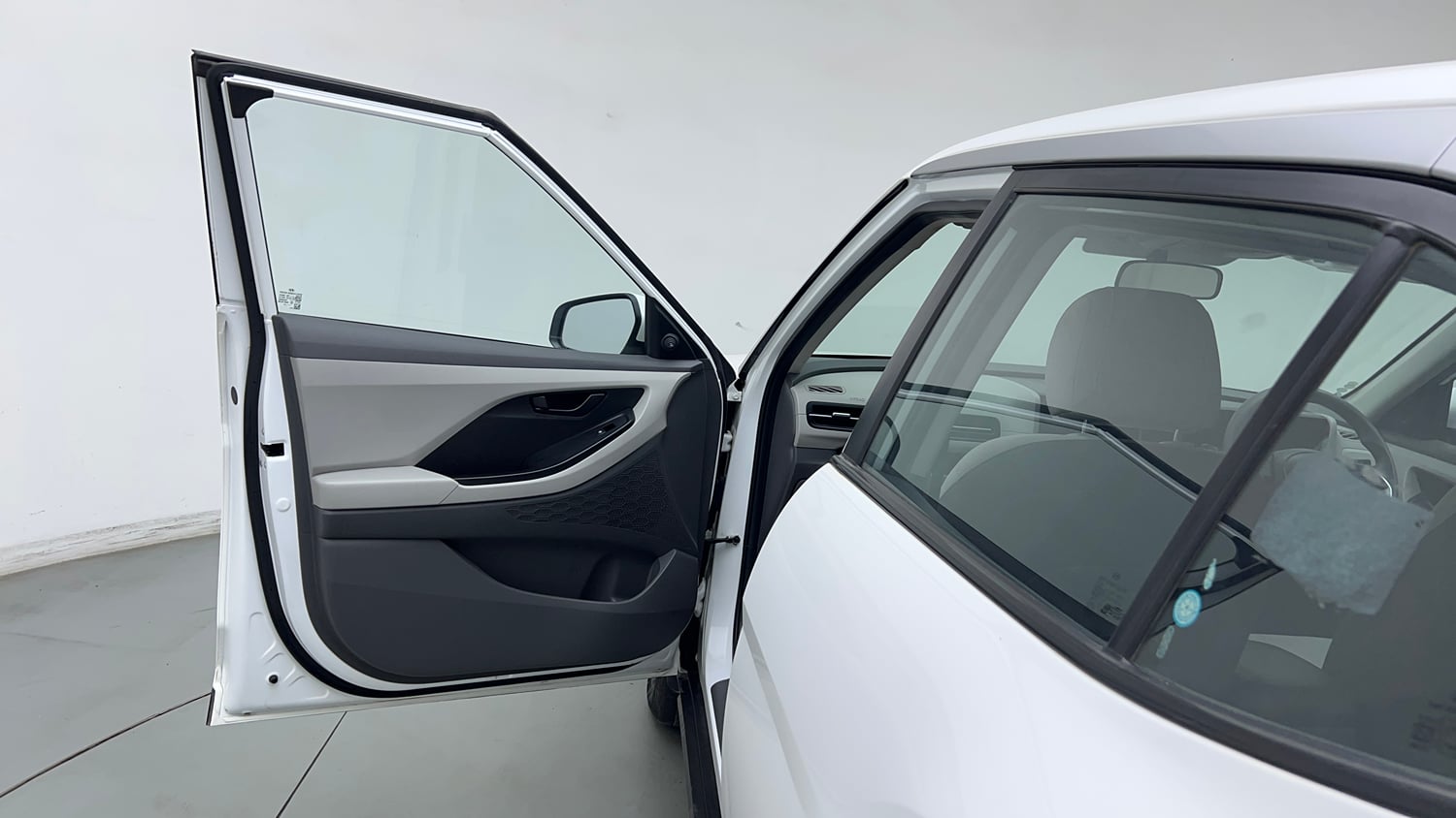 Used 2024 Hyundai Creta 1.5 MPi Petrol MT E Petrol Manual interior LEFT FRONT DOOR OPEN VIEW