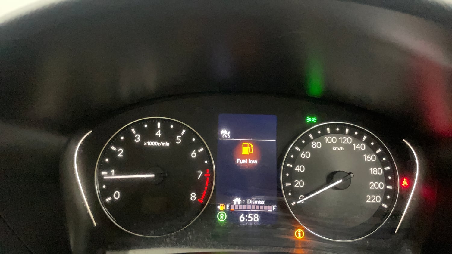 Used 2023 Honda City V Petrol MT Petrol Manual interior CLUSTERMETER VIEW