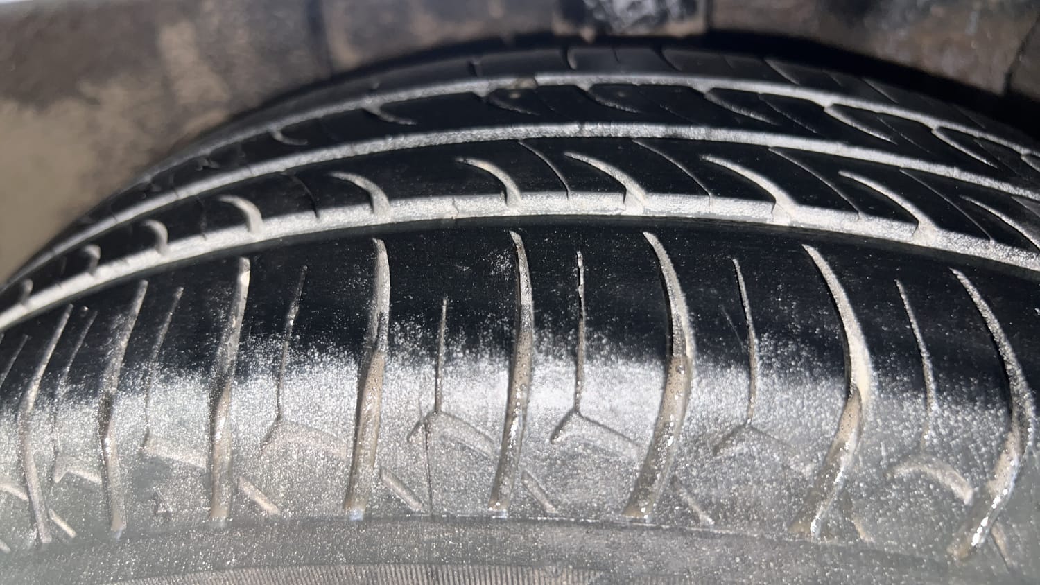 Used 2017 Hyundai Grand i10 Asta 1.2 Kappa VTVT Petrol Manual tyres LEFT REAR TYRE TREAD VIEW