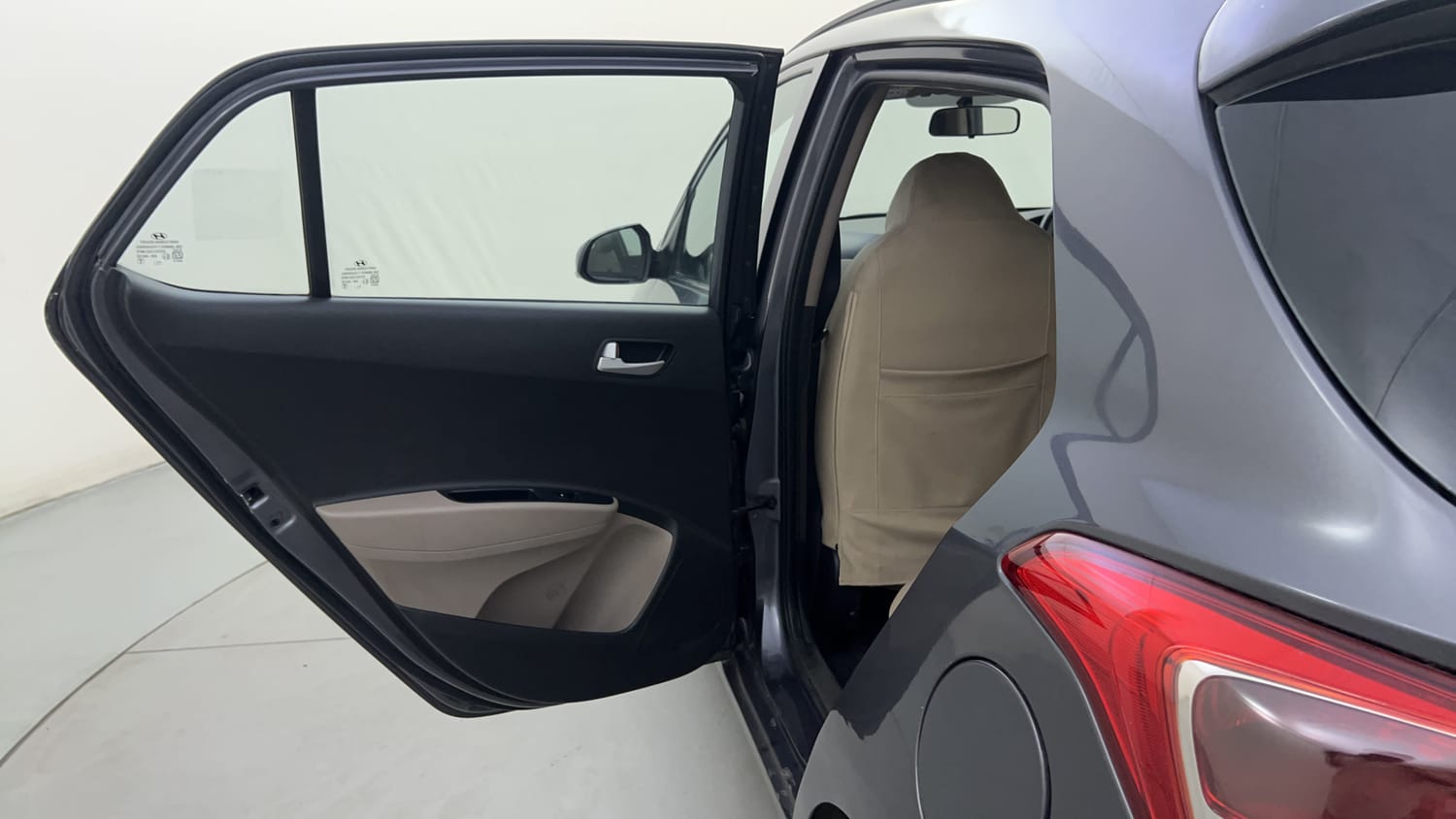 Used 2017 Hyundai Grand i10 Asta 1.2 Kappa VTVT Petrol Manual interior LEFT REAR DOOR OPEN VIEW
