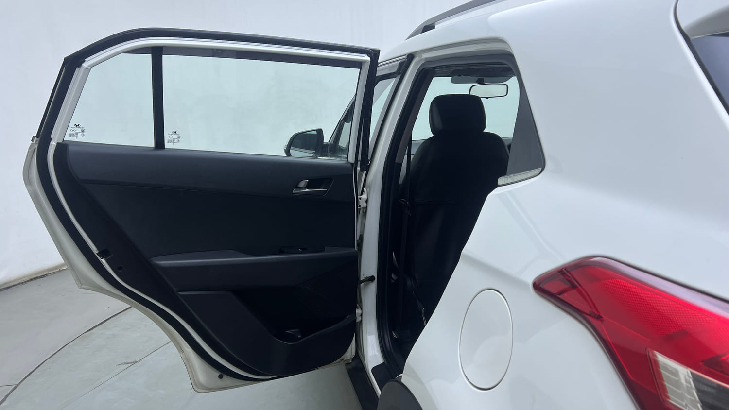 Used 2018 Hyundai Creta SX Plus 1.6 AT CRDI Diesel Automatic interior LEFT REAR DOOR OPEN VIEW