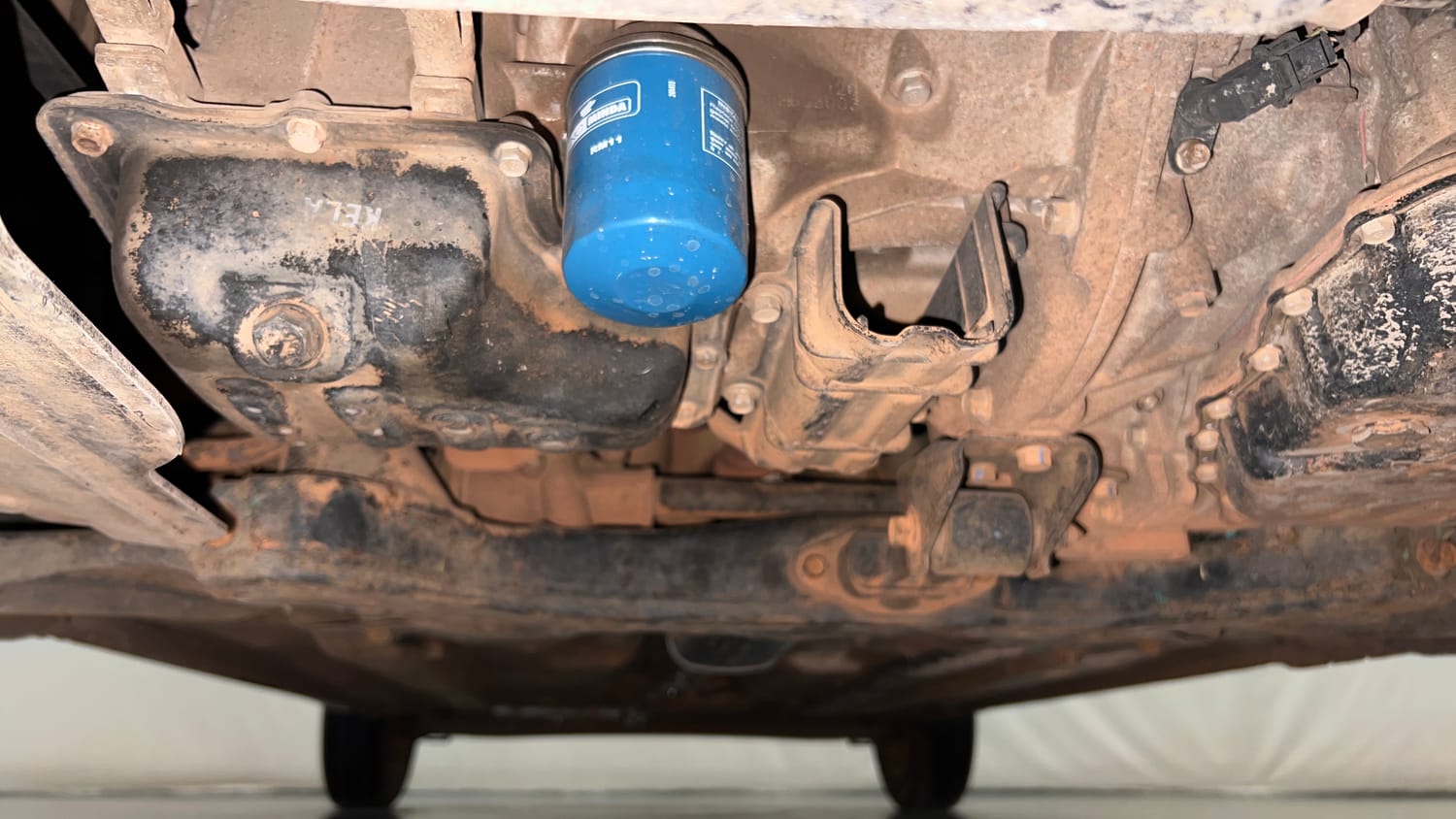 Used 2015 Hyundai Grand i10 Asta AT 1.2 Kappa VTVT Petrol Automatic extra FRONT LEFT UNDERBODY VIEW