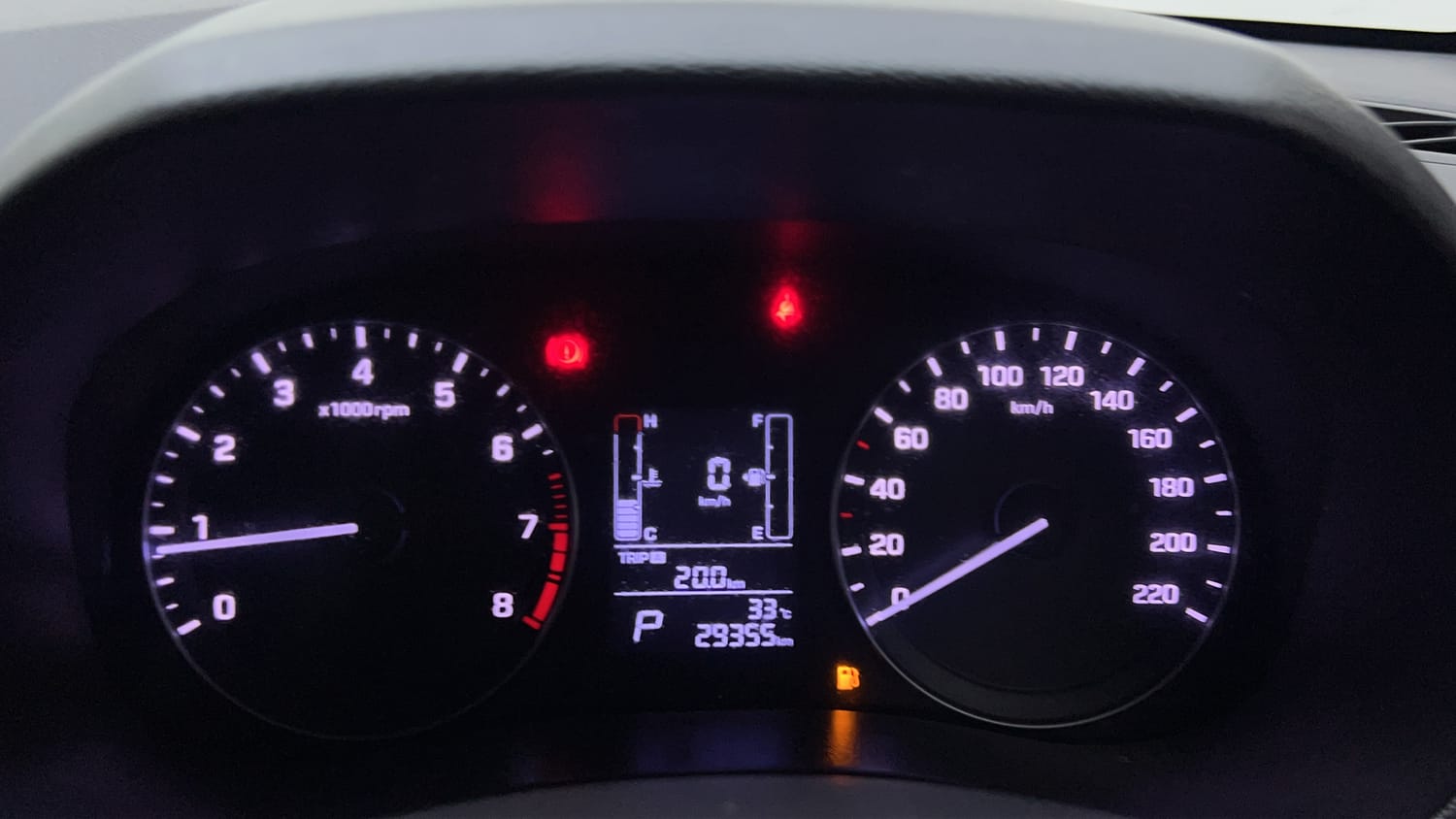 Used 2016 Hyundai Creta 1.6 SX Plus AT Petrol Petrol Automatic interior CLUSTERMETER VIEW