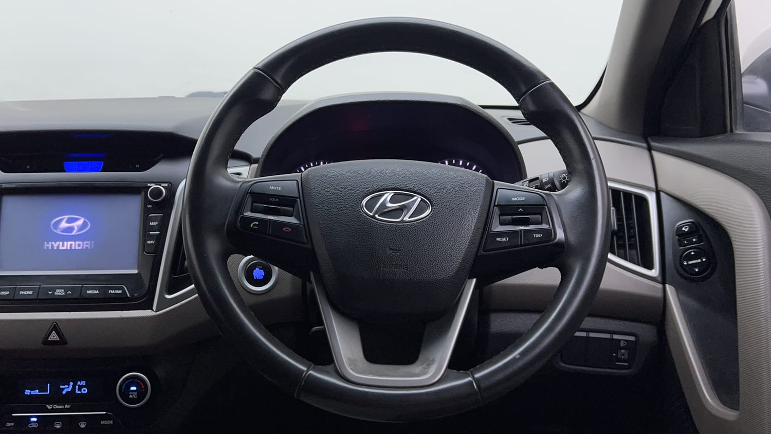 Used 2016 Hyundai Creta 1.6 SX Plus AT Petrol Petrol Automatic interior STEERING VIEW