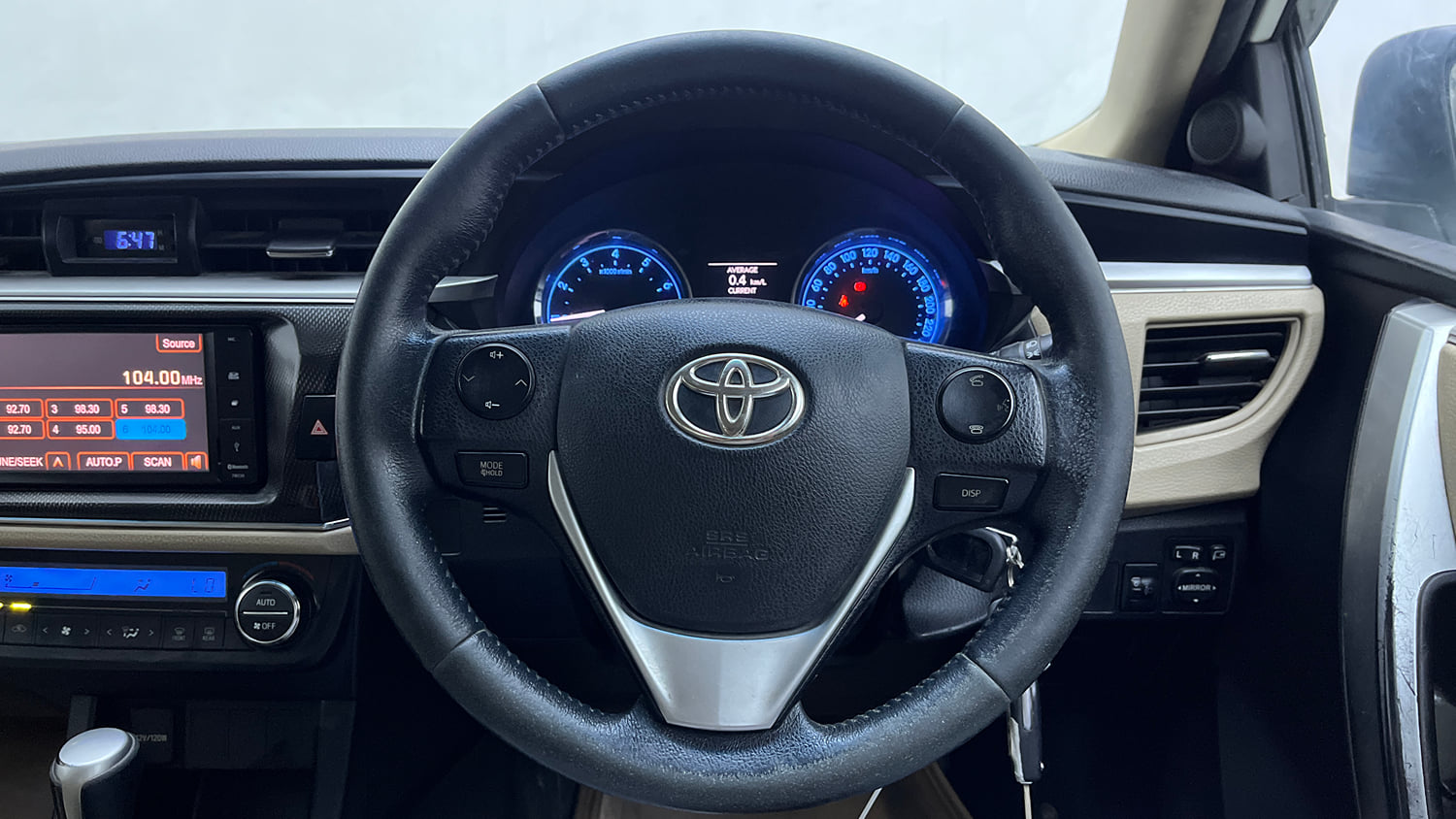 Used 2015 Toyota Corolla Altis G AT Petrol Petrol Automatic interior STEERING VIEW