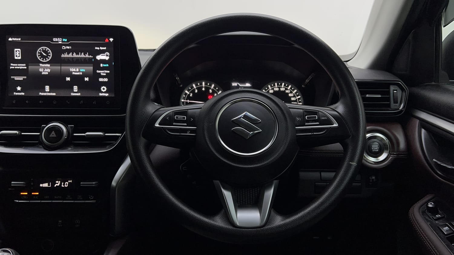 Used 2024 Maruti Suzuki Grand Vitara Zeta Smart Hybrid Petrol Manual interior STEERING VIEW
