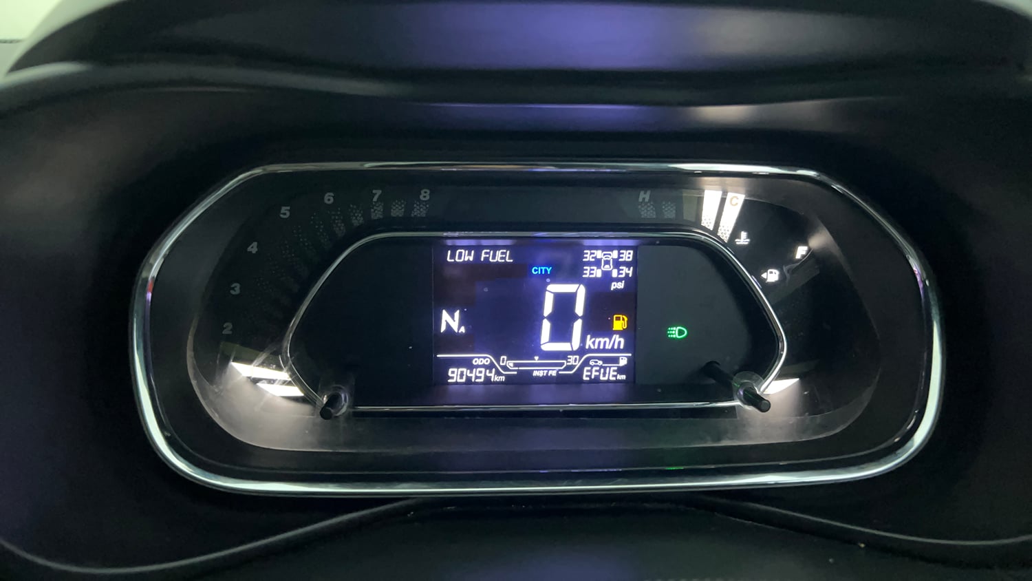 Used 2023 Tata Nexon XZA Plus (S) Petrol Automatic interior CLUSTERMETER VIEW