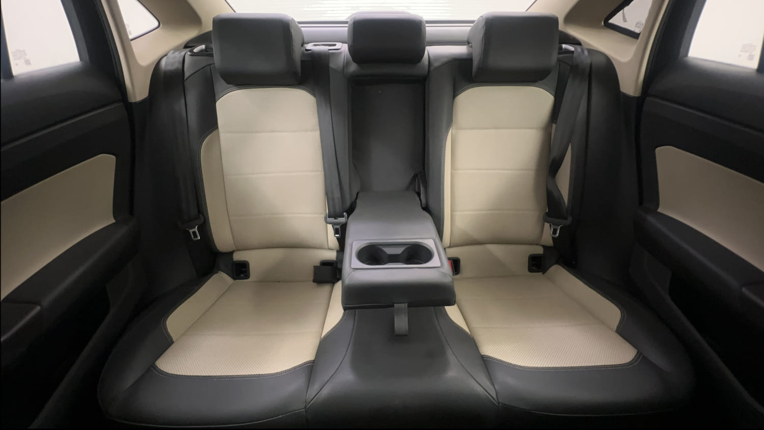 Used 2022 Skoda Slavia Style 1.0L TSI AT Petrol Automatic interior REAR SEAT CONDITION VIEW