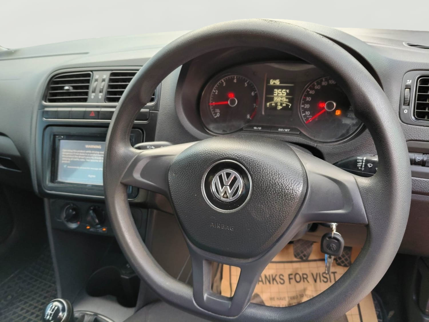 Used 2019 Volkswagen Polo Trendline 1.0L (P) Petrol Manual interior STEERING VIEW