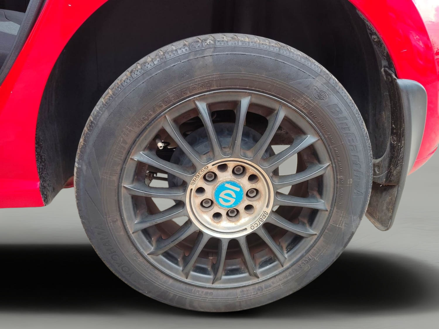 Used 2019 Volkswagen Polo Trendline 1.0L (P) Petrol Manual tyres LEFT REAR TYRE RIM VIEW