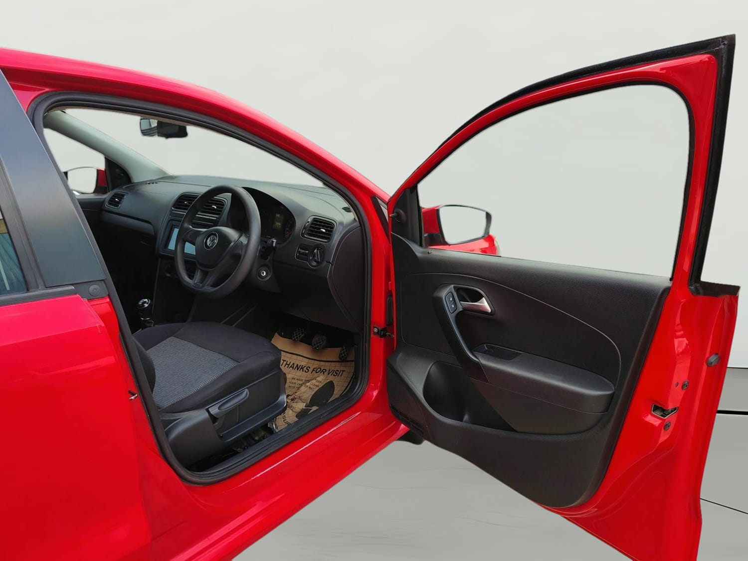 Used 2019 Volkswagen Polo Trendline 1.0L (P) Petrol Manual interior RIGHT SIDE FRONT DOOR CABIN VIEW