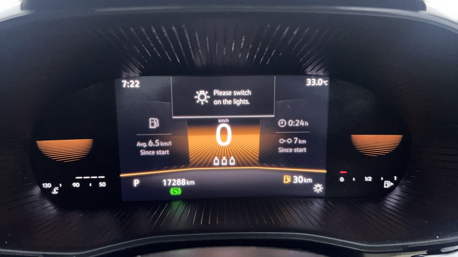 Used 2024 Skoda Slavia Style 1.5L TSI DSG Petrol Automatic interior CLUSTERMETER VIEW