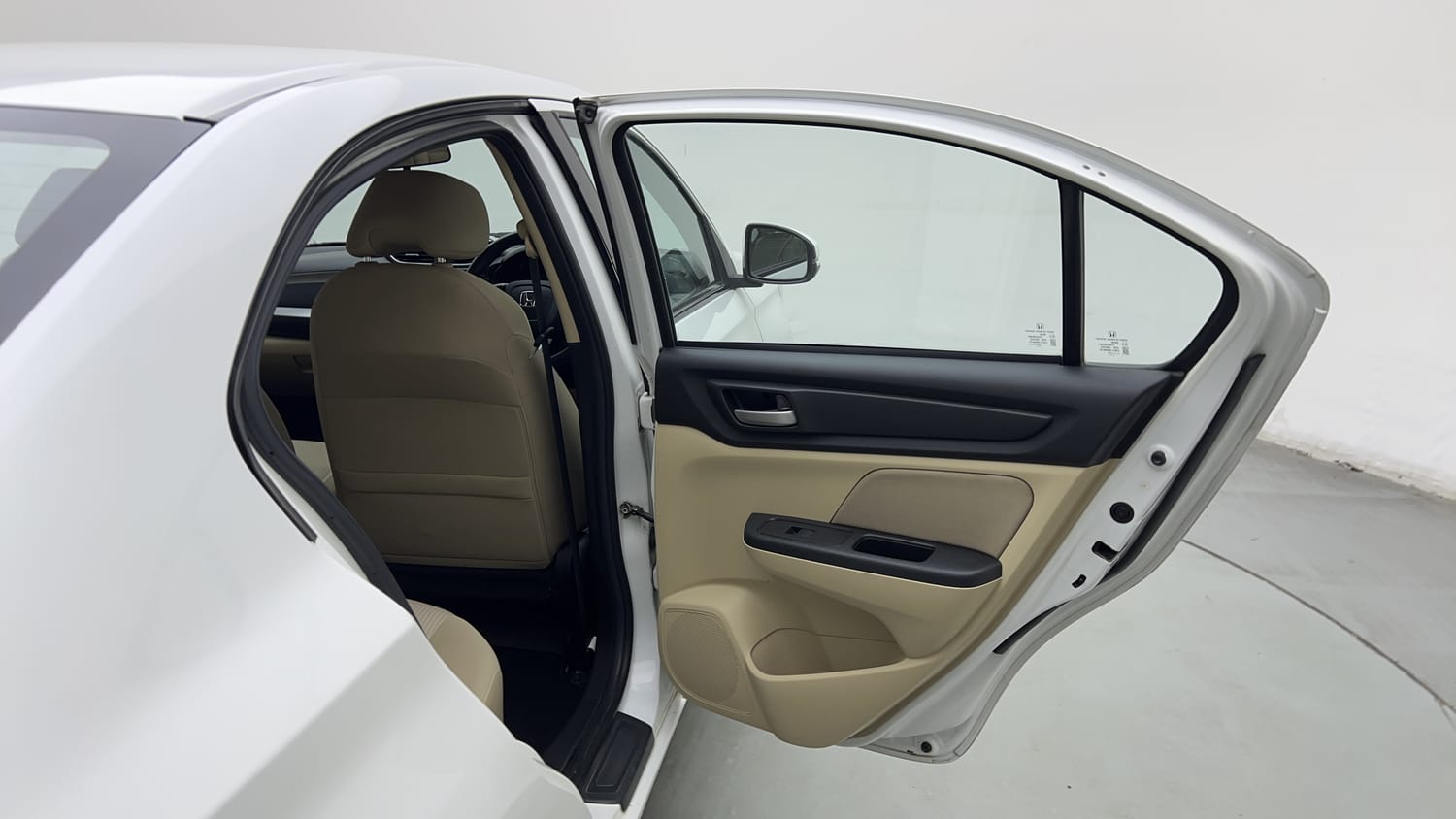 Used 2024 Honda Amaze VX 1.2 Petrol MT Petrol Manual interior RIGHT REAR DOOR OPEN VIEW