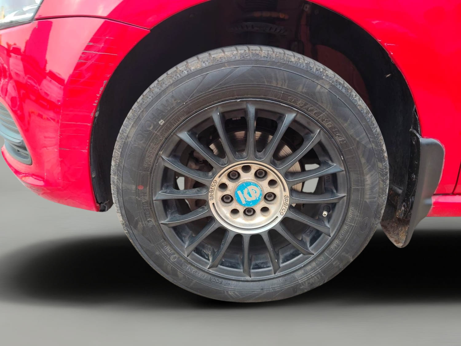 Used 2019 Volkswagen Polo Trendline 1.0L (P) Petrol Manual tyres LEFT FRONT TYRE RIM VIEW