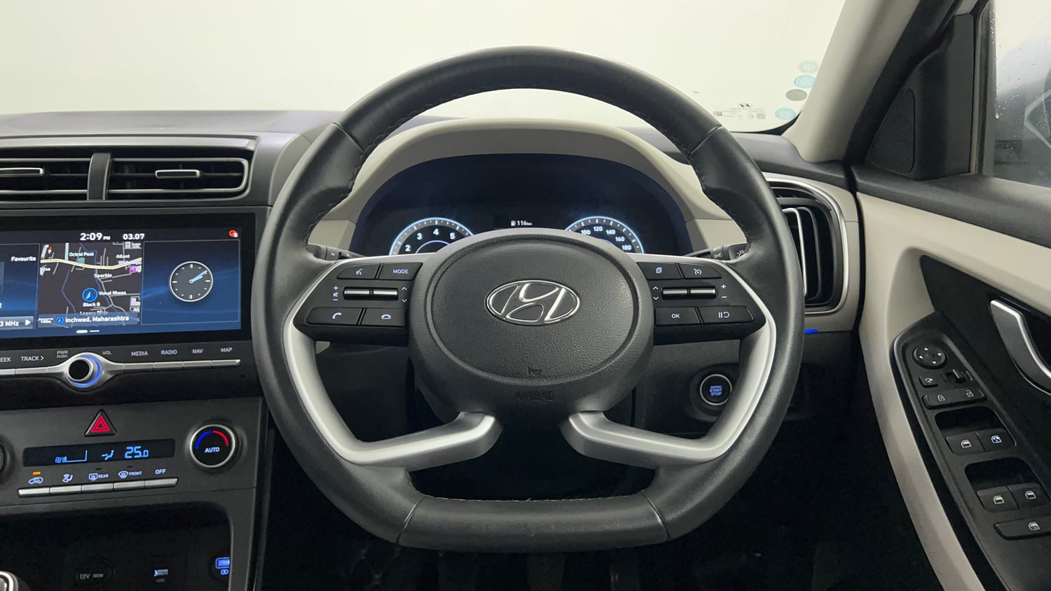 Used 2021 Hyundai Creta SX 1.5 Petrol Petrol Manual interior STEERING VIEW