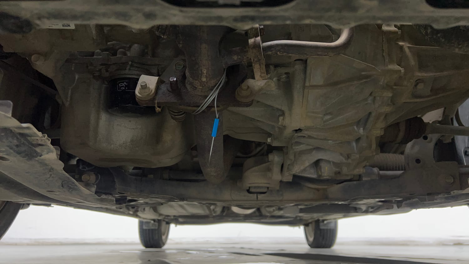 Used 2022 Maruti Suzuki Baleno Zeta MT Petrol Manual extra FRONT LEFT UNDERBODY VIEW
