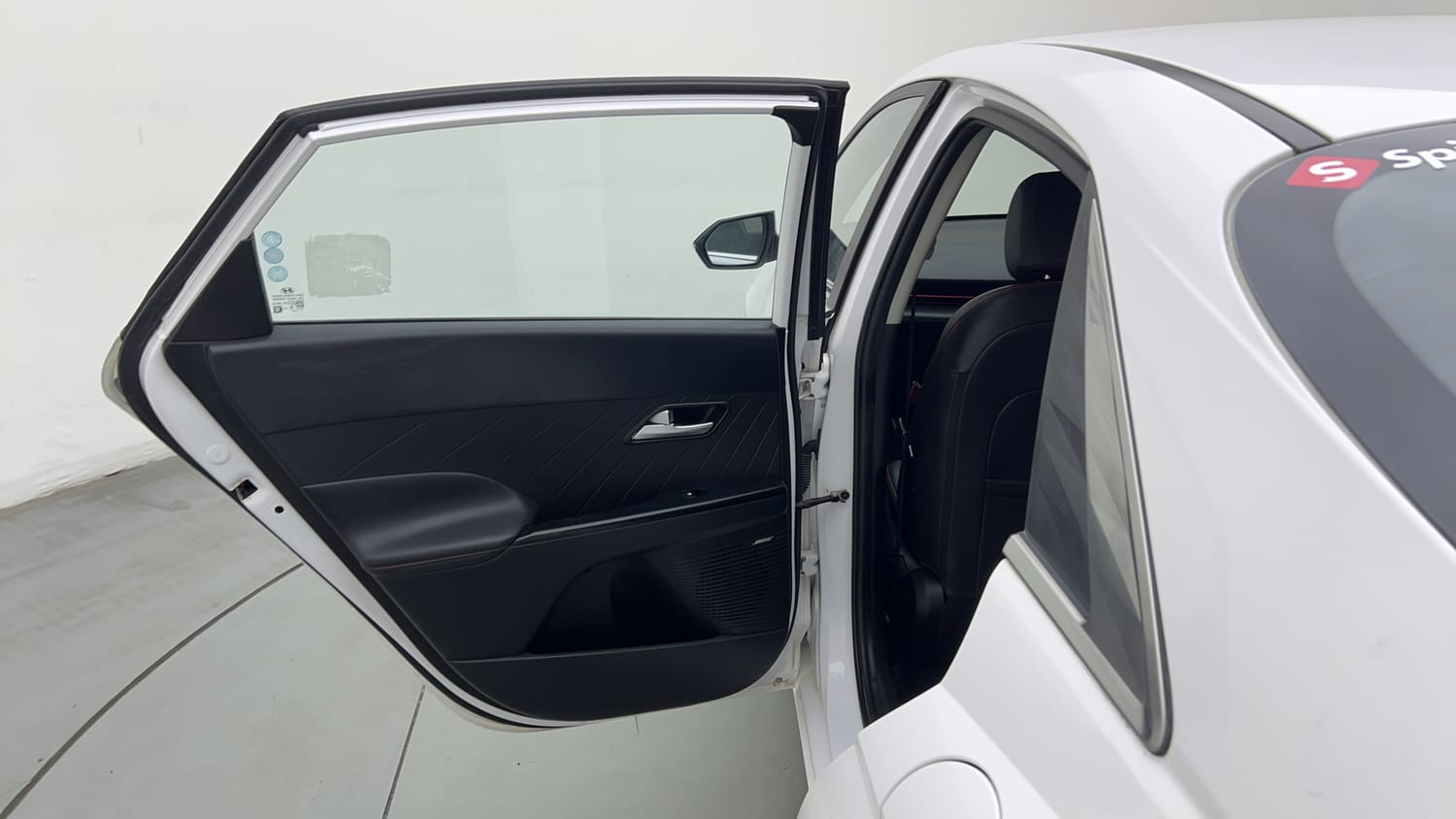 Used 2023 Hyundai Verna SX (O) 1.5 Turbo Petrol MT Petrol Manual interior LEFT REAR DOOR OPEN VIEW