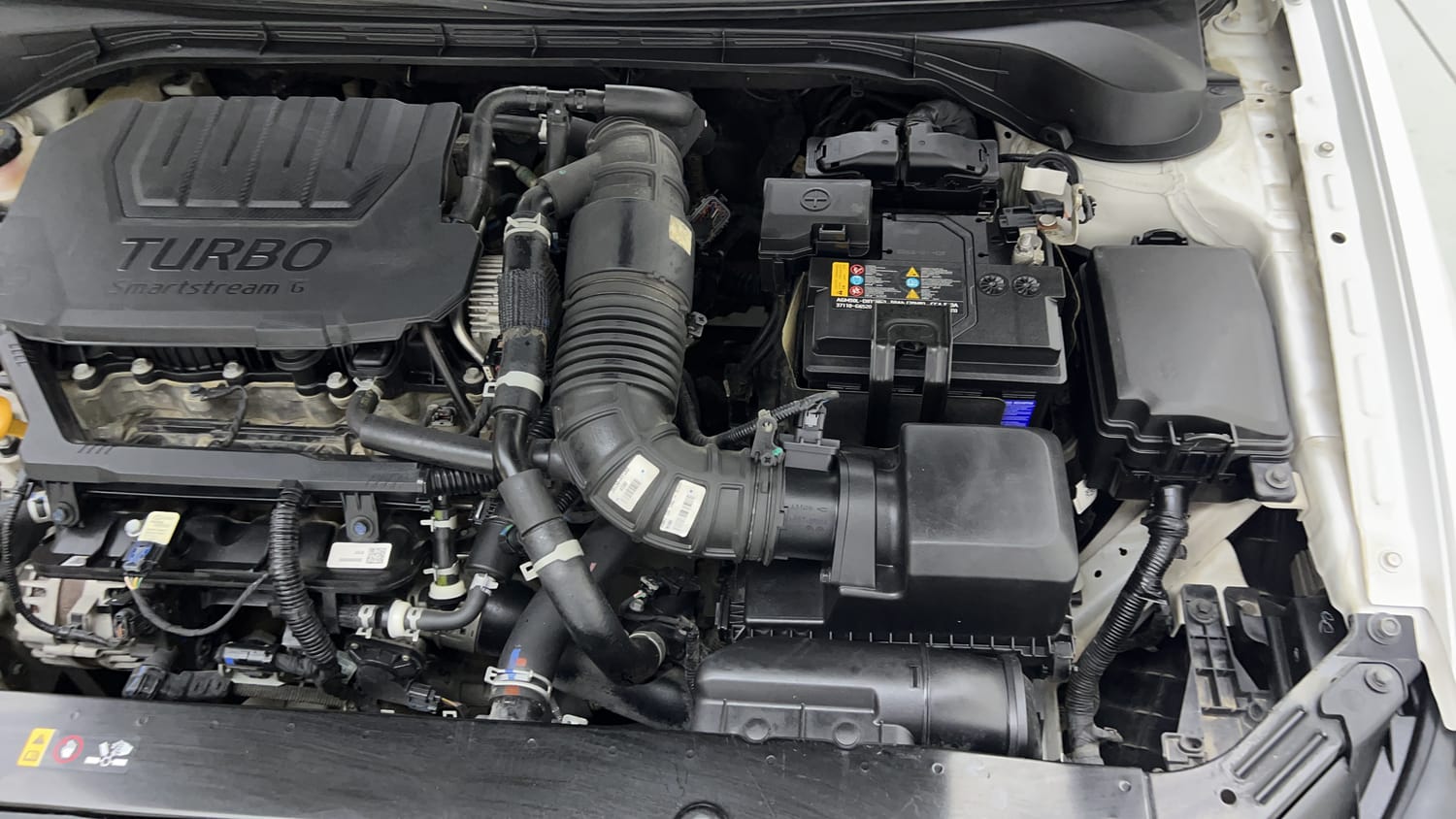 Used 2023 Hyundai Verna SX (O) 1.5 Turbo Petrol MT Petrol Manual engine ENGINE LEFT SIDE VIEW